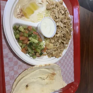 Chicken Shawarma plate
