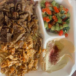 Mix Chicken &amp; Gyro Plate