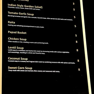 Soup and sides