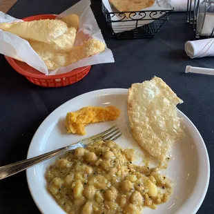 Fresh halwa puri