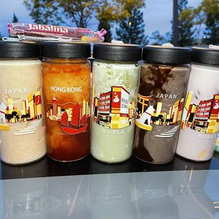 Cinnamon Toast Crunch Mangonada Matcha Cookies &amp; Cream Coconut &amp; Taro