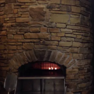 a brick oven