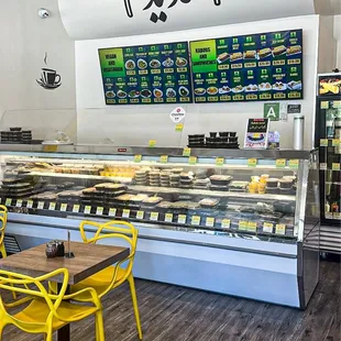 the interior of a restaurant