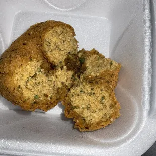 Falafel ball inside