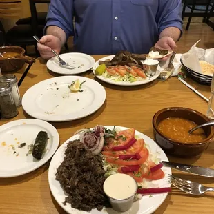 Forgot about the Grape leaves in my review - they were as good as homemade!