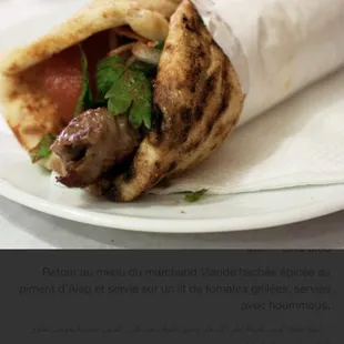 a burrito on a plate