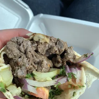 Beef Shawarma Wrap