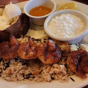 Grilled Shrimp Brochette