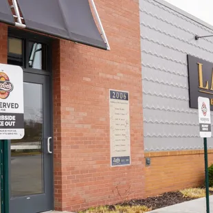 Curbside Takeout is available. We will bring your meal to you!