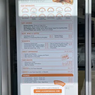 Outside window menu