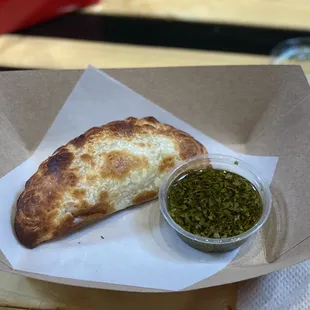 Chicken Caprese Empanada
