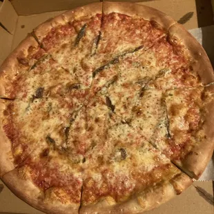 Pizza w anchovies