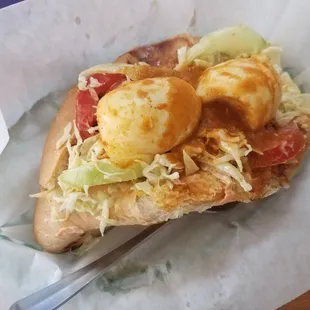 Pan con pollo