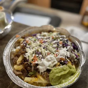 Carne asada fries