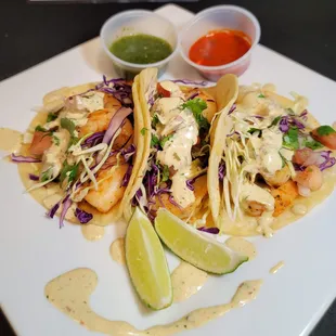 shrimp tacos $2.50 each