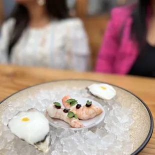 I worked up the courage to try the Kusshi oyster next which was incredibly complex in its citrus sweet flavor profile, delicious.