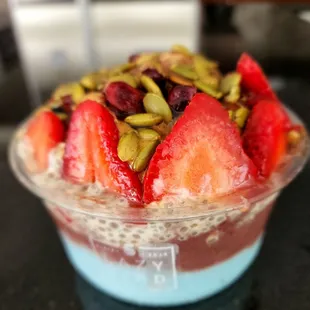 Summer flavor: [Blue Pineapple].  So good!!