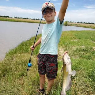 Fishing Pond at Camp Lazy Bucks