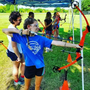 Archery at Camp Lazy Bucks