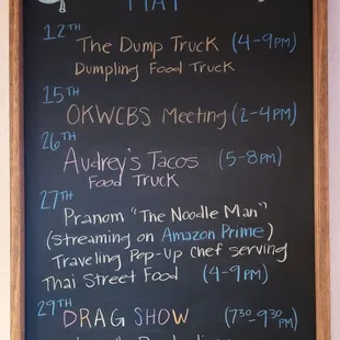 Upcoming Events for May 2021!