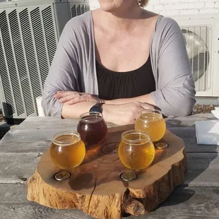 Flight: Barley Boy, Vámanos, Tall Girl, Lemon Ginger Cider