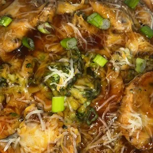 Bbq veggie cheese fries