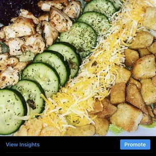 Grilled Lazy chicken salad $10