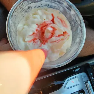 Cherry on top was eaten first