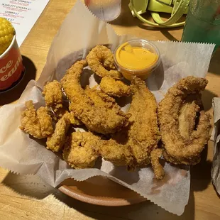 Fried Combos (2 items) catfish &amp; jumbo shrimp