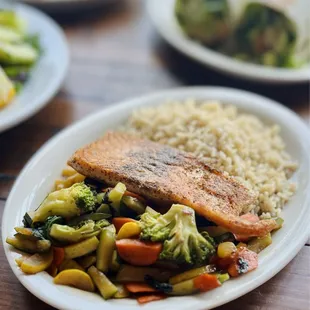 Salmon teriyaki