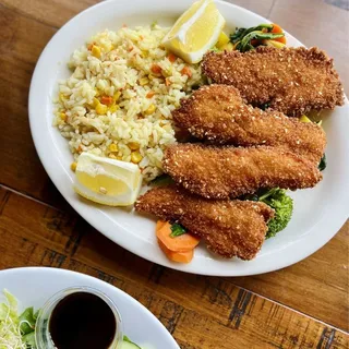 Sesame Battered Chicken