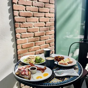 French Toast Special, Santa Fe Chicken Salad, Eggs Benedict