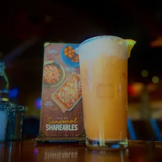 Orange Fanta Vanilla Bean Cream Twisted Soda