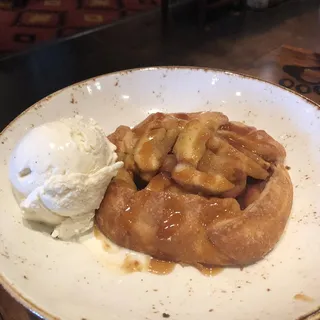 Apple-Huckleberry Open Face Pie