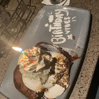 S'more Brownie Sundae