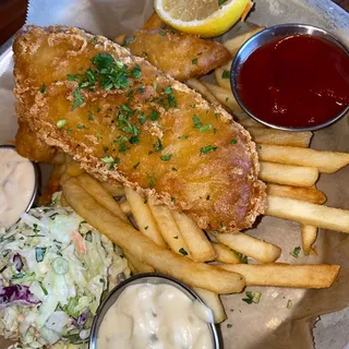 Beer Battered Fish Chips
