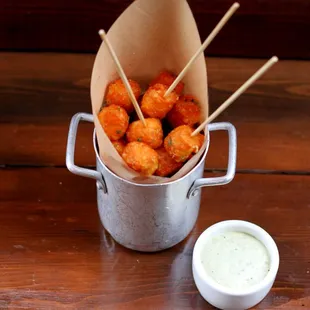 chicken wings and fried chicken, food