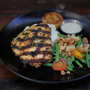 food, grilled fish