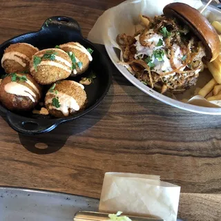 Loaded Potato Hush Puppies