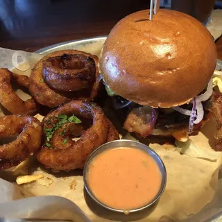 BBQ Ranch Bacon Burger*