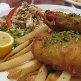 Battered Fish Chips (Lunch Portion)