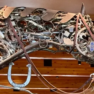 Cool statue in the entrance lobby.