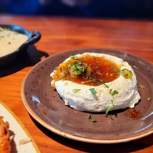 goat cheese with pepper jelly