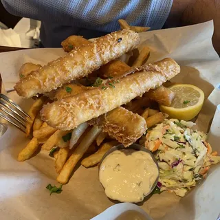 Beer Battered Fish Chips