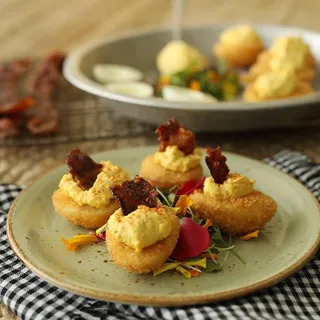 Crispy Deviled Eggs