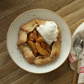 Apple-Huckleberry Open Face Pie