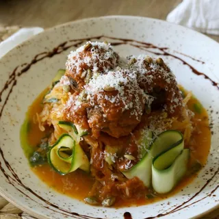 Spaghetti Squash Beetballs