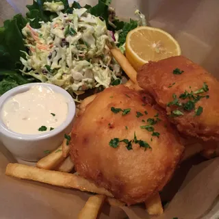 Battered Fish Chips (Lunch Portion)