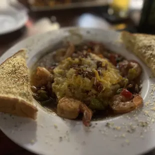 Perfect shrimp and amazingly creamy grits