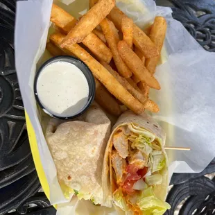 Buffalo Fried Chicken Wrap